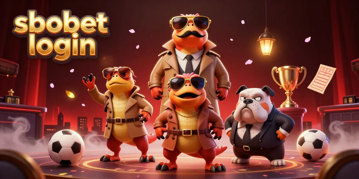 Experience sbobet login as raptors attempt casino entry, surrounded by dynamic sports elements.