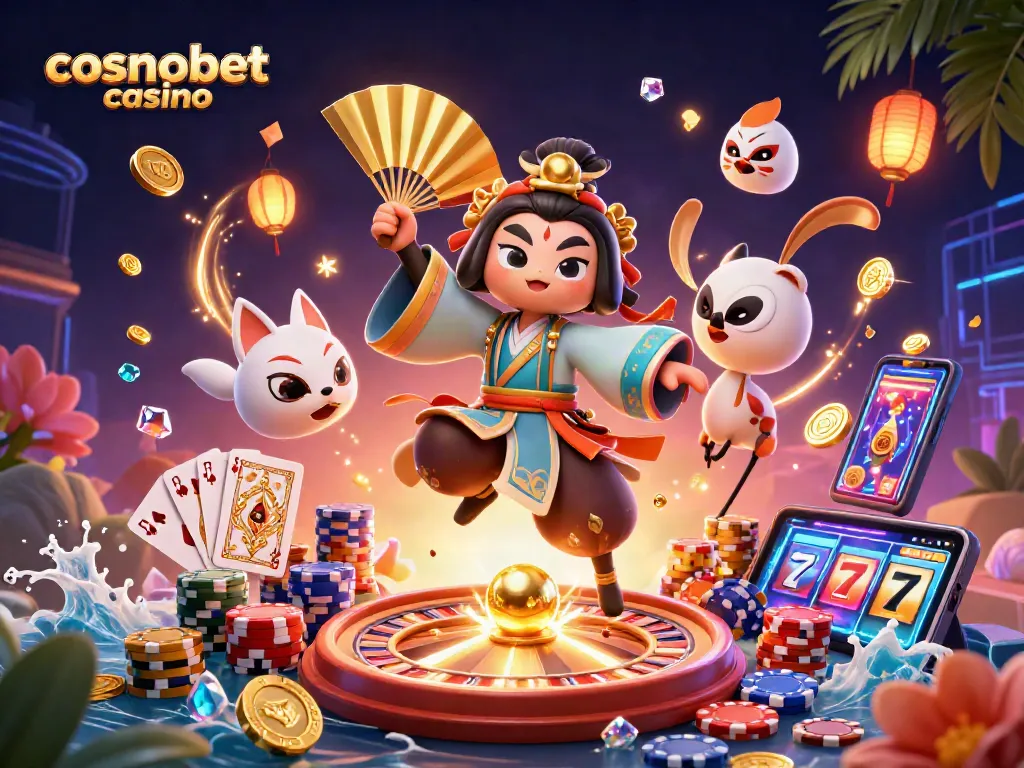 Watch the action unfold at cosmobet casino with an immersive 3D gaming scene.