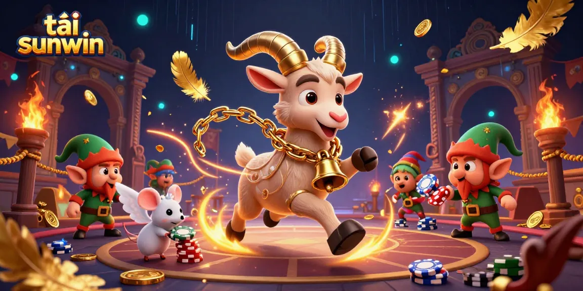 Engage in festive gaming at tải sunwin with a spooky Krampus, angel mouse, and mischievous elves.